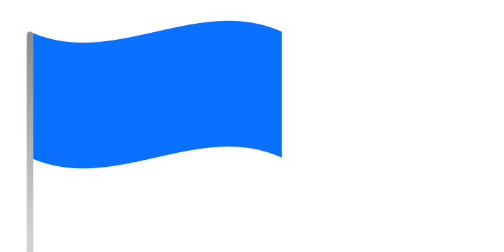 Blaue Flagge